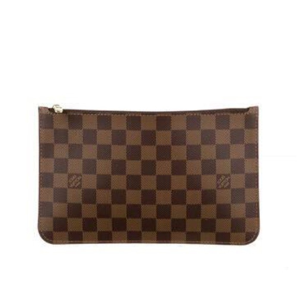 LOUIS VUITTON DAMIER POUCH ***RED INTERIOR*** - Picture 1 of 4